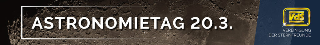 Am 20. März 2021 ist Online-Astronomietag!